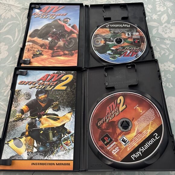 ATV Offroad Fury 1 & 2 PlayStation 2 PS2 Complete With Manuals - Picture 4 of 6